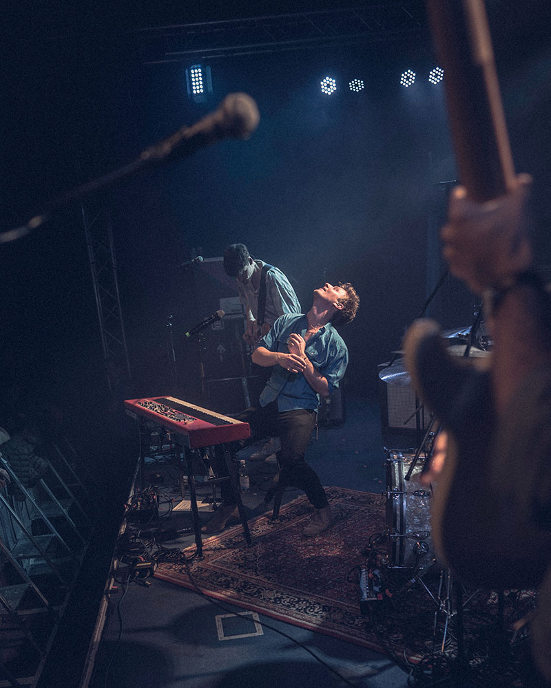 David Gramberg live mit einem Clavia Nord Piano. Foto von Korbinian Steiger.