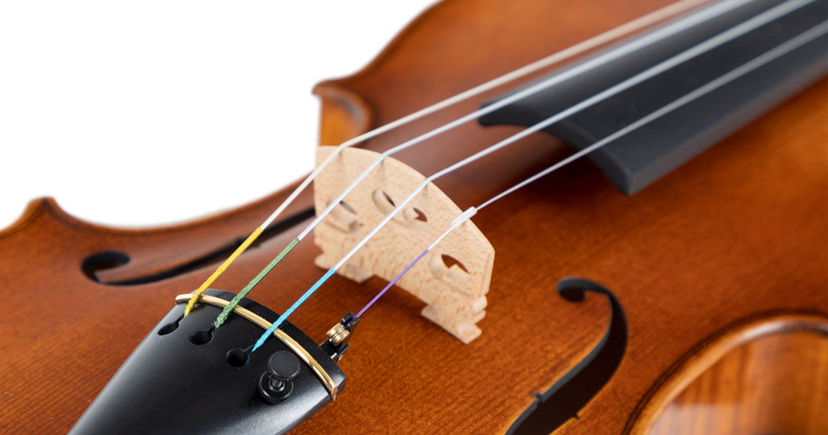 Farbcodierung der Saiten des Herstellers Thomastik