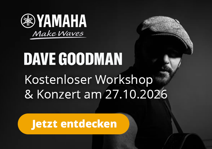 Yamaha Dave Goodman Workshop und Konzert 2026